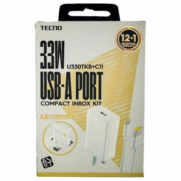 Chargeur rapide 33W TECNO